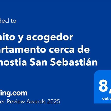 Bonito Y Acogedor Apartamento Cerca De Donostia San Sebastian Lezo Eksteriør billede
